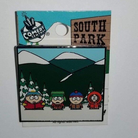 Vintage 1998 South Park Pin Licensed Comedy Central Cartman Kenny Stan Kyle Vtg - Picture 8 of 9
